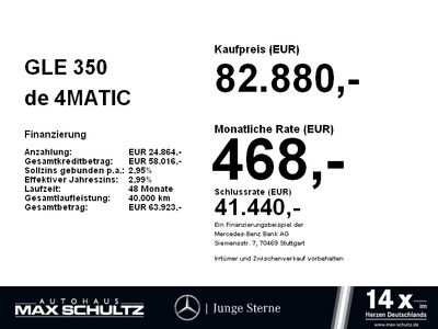 gebraucht Mercedes GLE350e 4MATIC AMG*Sitzklima*360°*LED*PDC