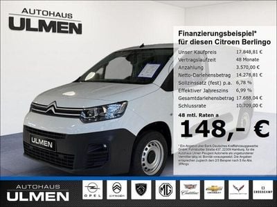 Weiss Gebraucht 2023 Citroën Berlingo PureTech Van / Kleinbus | 17.849 € (Superpreis)