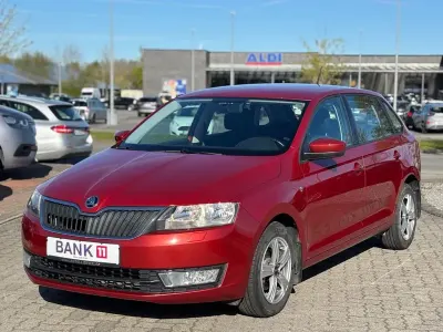 Brugt Skoda Rapid Ambition 86 HK (63 kW) 2014 Rød Hatchback