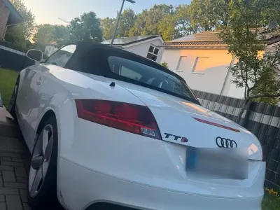 Gebraucht Audi TT Roadster S-Line 200 PS (147 kW) 2008 Weiß Cabrio