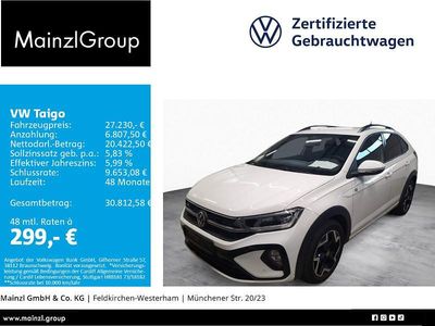 Gebraucht VW Taigo R-line 150 PS (110 kW) 2025 Weiß SUV