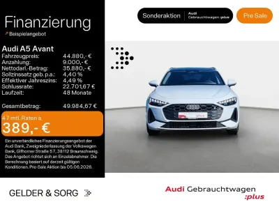 Gebraucht Audi A5 Sport 204 PS (150 kW) 2025 Gletscherweiß metallic Kombi