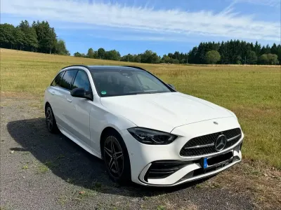 Gebraucht Mercedes C200 AMG line 204 PS (150 kW) 2022 Weiß Kombi