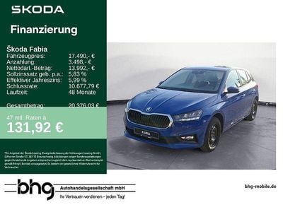 Energyblau Neu 2025 Skoda Fabia Essence Limousine | 17.290 € (Guter Preis)