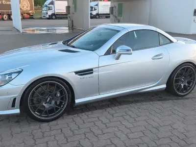 Gebraucht Mercedes SLK55 AMG AMG 421 PS (309 kW) 2011 Silber Cabrio