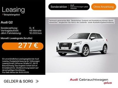 Gebraucht Audi Q2 S-Line 150 PS (110 kW) 2025 Gletscherweiß metallic SUV
