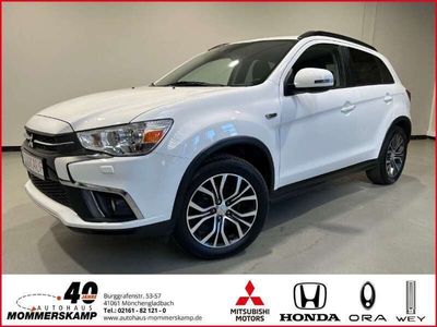 gebraucht Mitsubishi ASX Edition 100+ 2WD 1.6 MIVEC+Allwettter+Rückfahrkam.+Sitzheizung+Lederlenkrad+Keyless Go