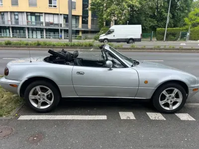 Gebraucht Mazda MX5 90 PS (66 kW) 1995 Silber Cabrio