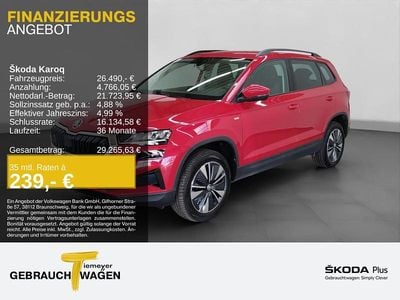 Usata Skoda Karoq Ambition 116 CV (85 kW) 2023 Rosso SUV