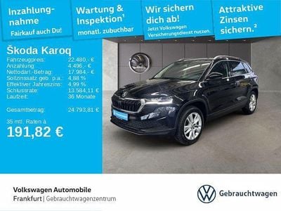 Gebraucht Skoda Karoq Style 150 PS (110 kW) 2022 Schwarz SUV
