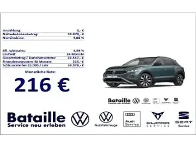 Gebraucht VW T-Roc Move 110 PS (80 kW) 2023 Blau SUV