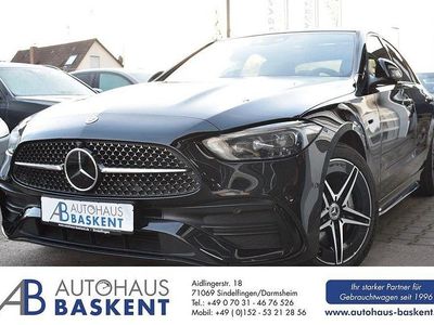 Schwarz Gebraucht 2023 Mercedes C300e AMG line Limousine | 42.990 € (Etwas zu teuer)
