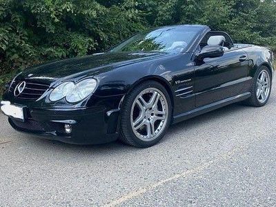Usata Mercedes SL55 AMG AMG 500 CV (367 kW) 2003 Nero Cabrio