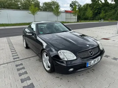 Gebraucht Mercedes SLK320 218 PS (160 kW) 2001 Schwarz Cabrio