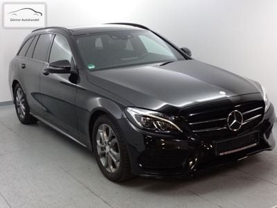 Usata Mercedes C250 AMG line 211 CV (155 kW) 2015 Nero Station wagon