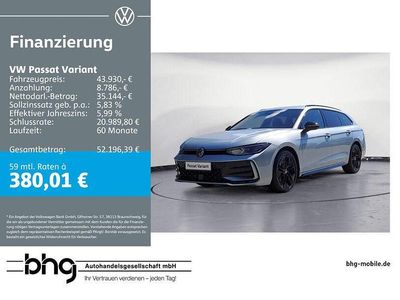Gebraucht VW Passat R-line 150 PS (110 kW) 2024 Silber Kombi
