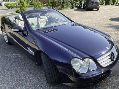 Gebraucht Mercedes SL500 306 PS (225 kW) 2002 Blau Cabrio