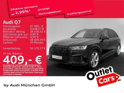 Usata Audi Q7 S-Line 381 CV (280 kW) 2022 Nero SUV