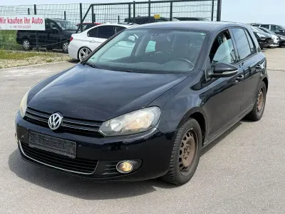 Gebraucht VW Golf VI Style 122 PS (89 kW) 2011 Schwarz Kleinwagen