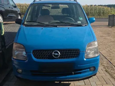 Gebraucht Opel Agila 75 PS (55 kW) 2002 Blau Van / Kleinbus