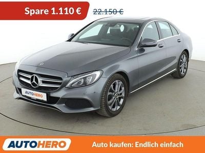 Usata Mercedes C200 Avantgarde 184 CV (135 kW) 2017 Grigio Berlina