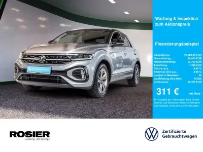Second-hand VW T-Roc R-line 150 CP (110 kW) 2022 Argintiu SUV