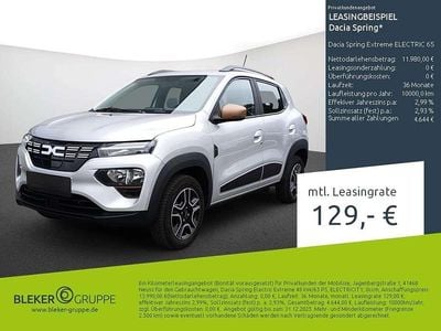 Diamantsilbergrau Gebraucht 2023 Dacia Spring Extreme Kleinwagen | 11.260 € (Superpreis)