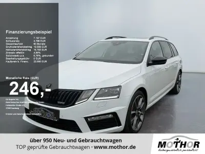 Brugt Skoda Octavia RS 245 HK (180 kW) 2020 Hvid Stationcar