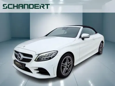 Gebraucht Mercedes C220 194 PS (142 kW) 2020 Polarweiss Cabrio