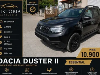 Gebraucht Dacia Duster Essentiel 91 PS (66 kW) 2021 Schwarz SUV