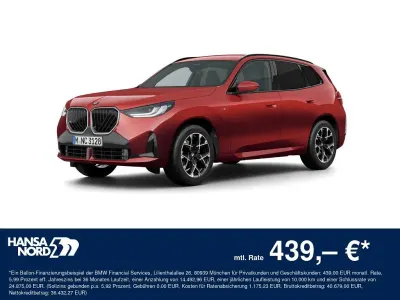 Gebraucht BMW X3 Shadowline 208 PS (152 kW) 2025 Rot / fire red (metallic) SUV