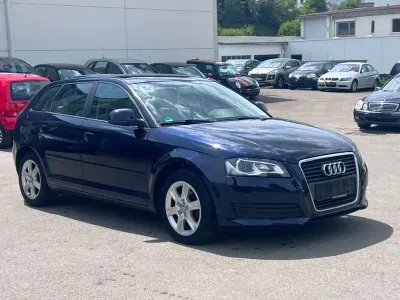 Gebraucht Audi A3 Attraction 125 PS (91 kW) 2009 Blau Kleinwagen