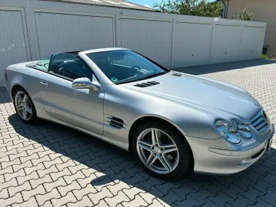 Gebraucht Mercedes SL500 306 PS (225 kW) 2002 Silber Cabrio