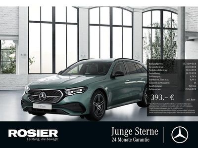 Gebraucht Mercedes E300 AMG 197 PS (144 kW) 2024 Grün / verdesilber (metallic) Kombi