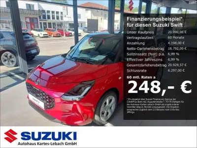 Neu Suzuki Swift Comfort 83 PS (61 kW) 2026 Rot Kleinwagen