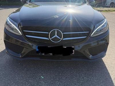 Second-hand Mercedes C200 AMG line 184 CP (135 kW) 2017 Negru Break