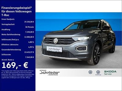 Second-hand VW T-Roc United 150 CP (110 kW) 2020 Gri SUV