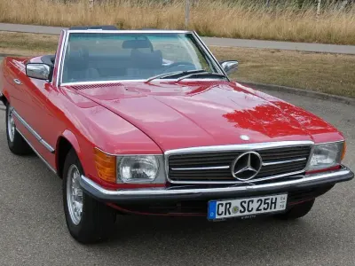 Gebraucht Mercedes SL450 218 PS (160 kW) 1978 Rot Cabrio