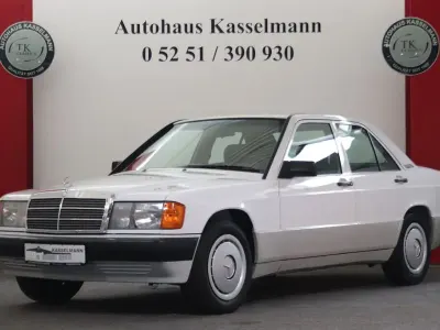 Brugt Mercedes 190 109 HK (80 kW) 1990 Hvid Sedan