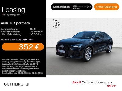 Gebraucht Audi Q3 Sportback S-Line 150 PS (110 kW) 2025 Schwarz SUV