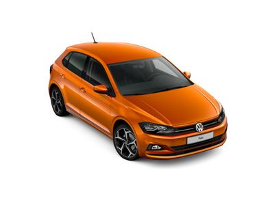 Gebraucht VW Polo Highline 116 PS (85 kW) 2018 Energetic orange metallic Limousine