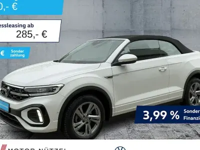 Gebraucht VW T-Roc Cabriolet R-line 150 PS (110 kW) 2025 Weiß Cabrio