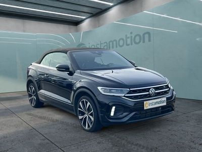 Gebraucht VW T-Roc Cabriolet R-line 150 PS (110 kW) 2024 Schwarz Cabrio