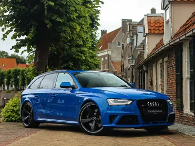 Gebraucht Audi RS4 Exclusive 450 PS (330 kW) 2014 Blau Kombi