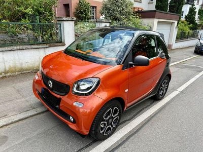 Second-hand Smart ForTwo Cabrio 90 CP (66 kW) 2017 Portocaliu Cabrio