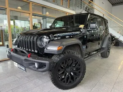 Gebraucht Jeep Wrangler Unlimited 381 PS (280 kW) 2023 Black clear coat SUV