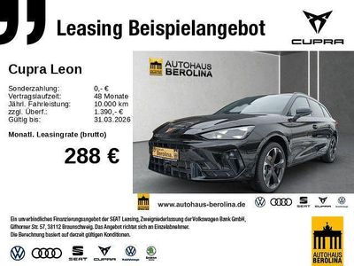 Neu Cupra Leon 150 PS (110 kW) 2026 Schwarz Limousine