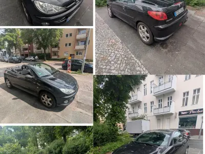 Gebraucht Peugeot 206 CC 109 PS (80 kW) 2005 Schwarz Cabrio