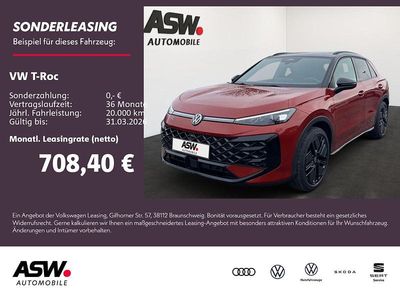 Neu VW T-Roc R-line 150 PS (110 kW) 2026 Flame red metallic schwarz uni SUV