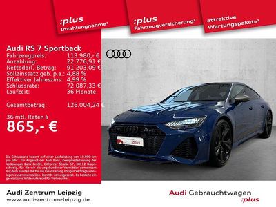 Blau Gebraucht 2024 Audi RS7 Sportback Performance Kleinwagen | 113.980 € (Guter Preis)